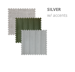 Silver w: accents
